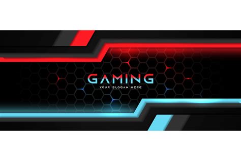 Gaming Banner Header Background Graphic By Artmr · Creative Fabrica