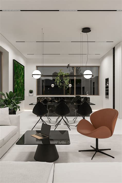 Modern Contemporary Light Interior Design 3d Cgtrader