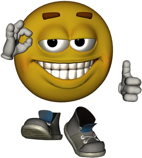Emotiguy Thoughtful Face Thumbs Up Emoji Face Free Transparent Png