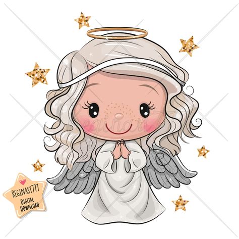 Cute Angel Png Digital Download Angel Clipart Party Children
