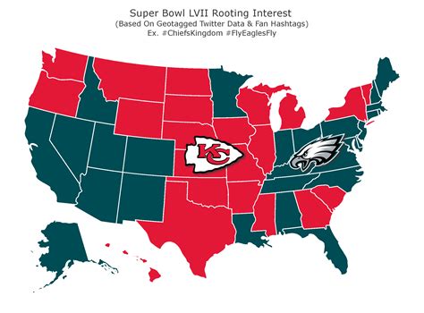 Which Super Bowl Team Is Each State Rooting For