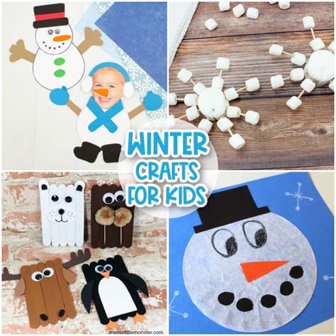 Wonderful Winter Crafts For Kids Messy Little Monster