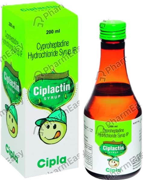 Ciplactin 2 Mg5ml Syrup 200 Uses Side Effects Price And Dosage