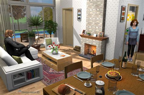 Sweet home 3d is a great alternative for those expensive cad programs you'll find over there. Sweet Home 3D - Draw floor plans and arrange furniture freely