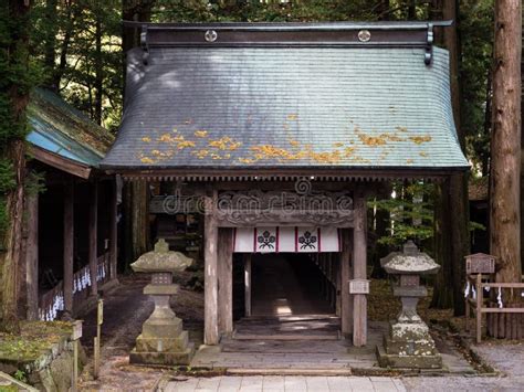 On The Grounds Of Suwa Taisha Kamisha Honmiya One Of The Shrines In