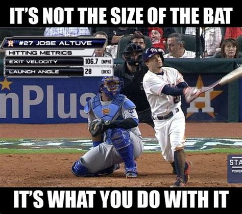 Meme O Random José Altuves Launch Angle Foul Territory Baseball