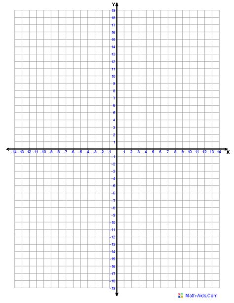 Graph Paper Printable Math Graph Paper Coordinate Plane Graphing