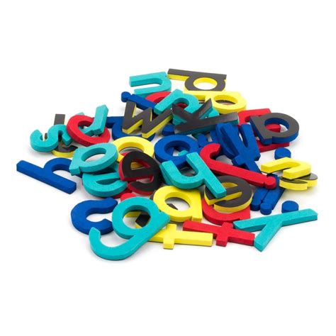 70 Lowercase Magnetic Foam Letters Punctuation Assorted
