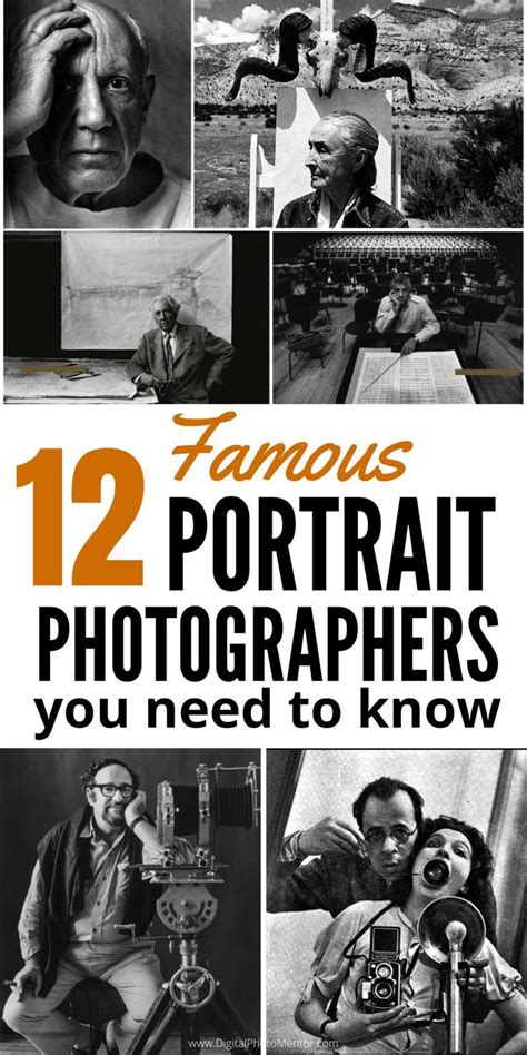 12 Famous Portrait Photographers From History You Need To Know Famous