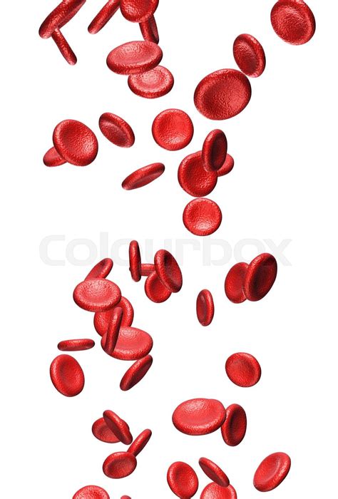 3d Render Red Blood Cells Background Stock Image Colourbox