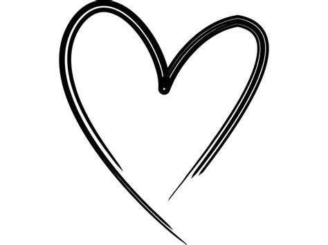 Hand Drawn Heart Png Transparent Design