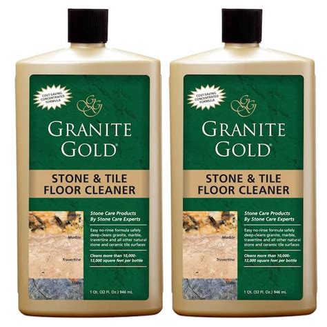 Granite Gold 32 Oz Stone And Tile Floor Cleaner 2 Pack Gg5073 The