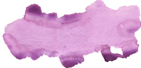 24 Purple Watercolor Brush Stroke Png Transparent