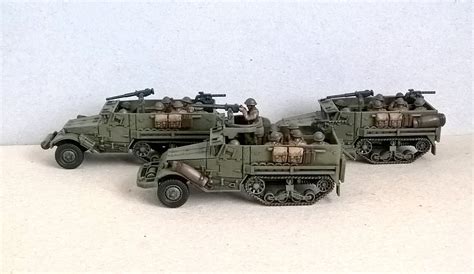Plastic Soldier Company Allied M5 Halftrack 172 Scale Ww2 Finished