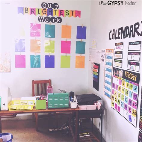 Black And Brights Classroom Decor For My Fourth Grade Classroom This Classroom Theme Is So Easy