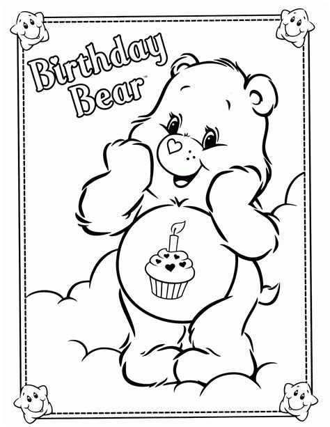 coloring pages  care bears coloring home