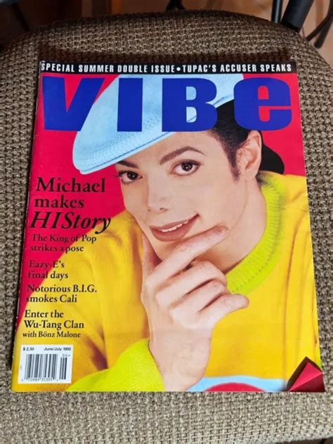 MICHAEL JACKSON MAKES HIStory Rare Vibe Magazine June July 1995 59