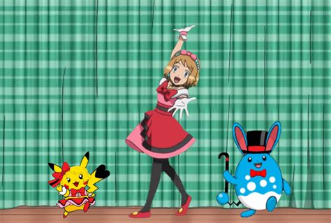 Pokemon Quest Serenas School Performance By Willdinomaster55 On Deviantart