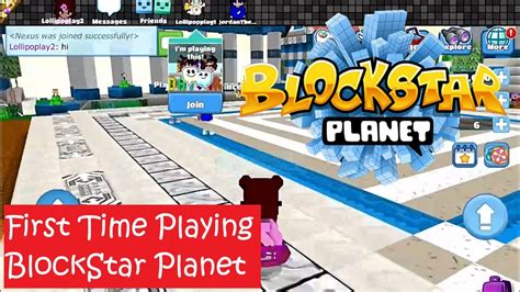 First Time Playing Blockstar Planet Youtube