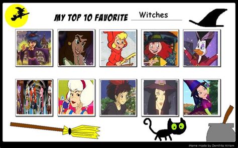 Bbangel17s Top 10 Witches Meme By Bbangel17 On Deviantart
