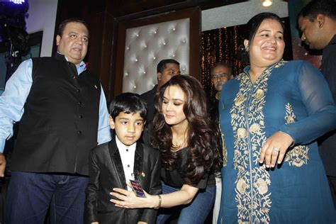 Preity Zinta At Producer Kishor And Pooja Dingra S Son Aakash Dingra S 7th Birthday Party In