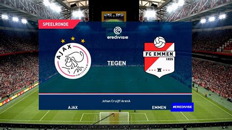 Espn/espn+ • nl/es/en/pt • eredivisie. Ajax vs FC Emmen | Johan Cruijff ArenA | 2019-20 ...