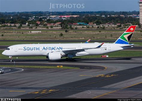 My First Shot Of An Saa A350 Sporting A South African Registration Zs