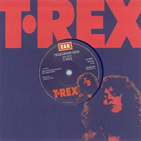 T Rex Telegram Sam Baby Strange Blue Vinyl Blue Vinyl Zia Records
