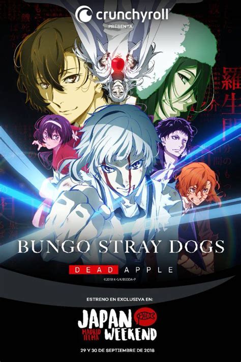 Crunchyroll Proyectará La Película De Bungou Stray Dogs Dead Apple En