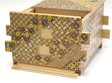Japanese Puzzle Box 54steps With Secret Compartment Koyosegi Karakuri