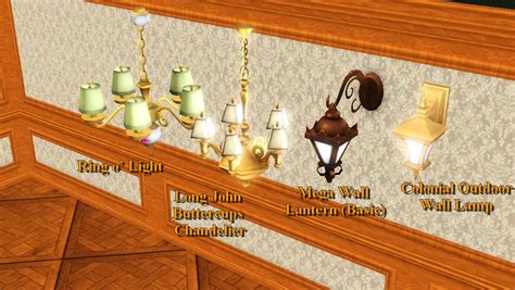 Mod The Sims Lightings Set From Ts4