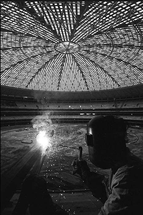 Astrodome Construction Houston History Houston Architecture Stadium