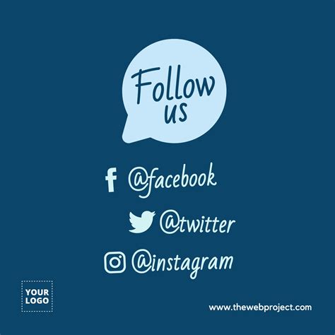 Follow Us On Social Media Sign Template Template Media Social Template