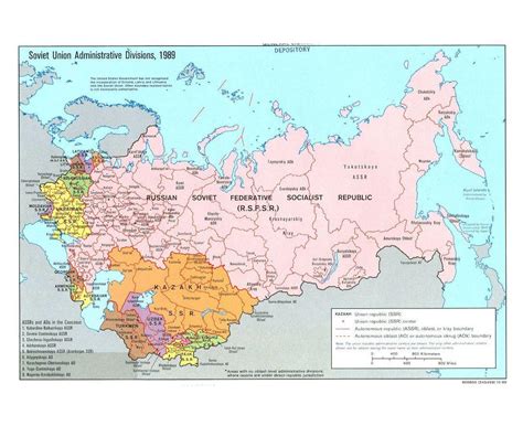 Sovjetunionen Kart Kart Sovjetunionen Øst Europa Europa