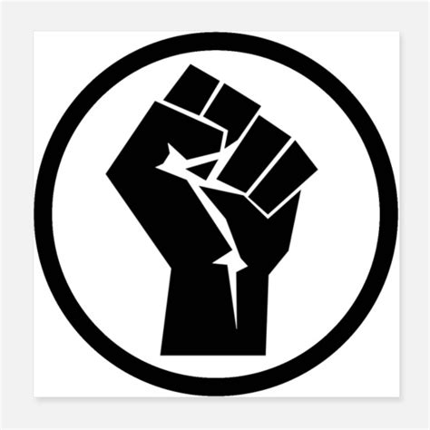 Image Black Lives Matter Fist Transparent Posters Spreadshirt