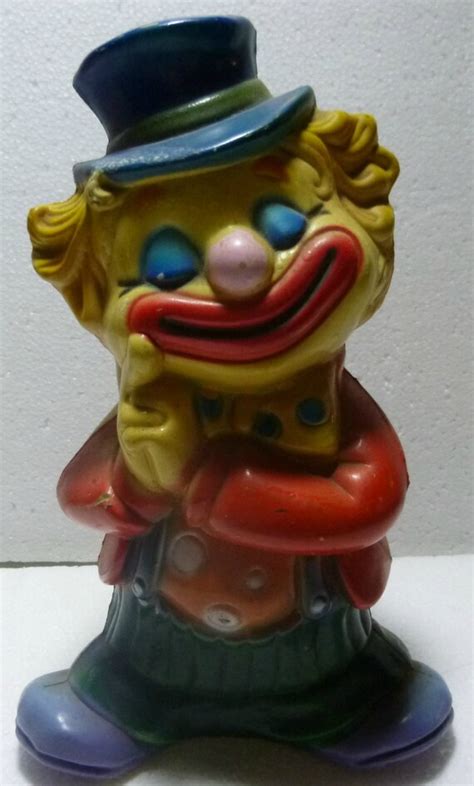 Vintage Clown Savings Bank 1960s