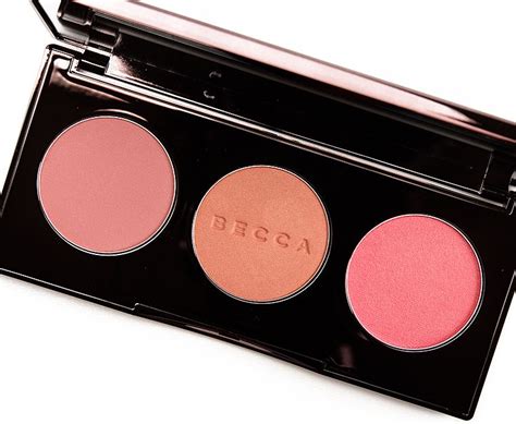 Becca Blushed With Light Palette Review Photos Swatches Lit Palette Becca Blush