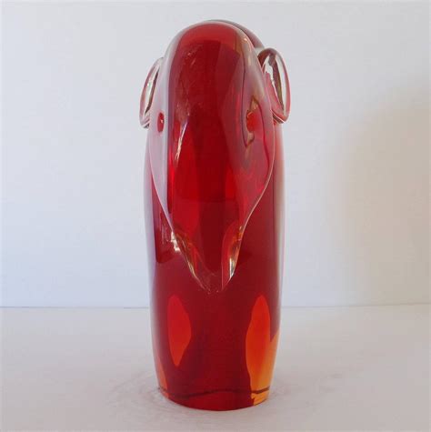 Murano Elephant Sculpture Sommerso Glass By Romano Donà For Sale At 1stdibs