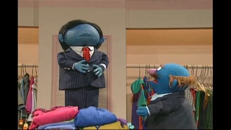 Sesame Street Grover And Mr Johnson Clothing Store Youtube