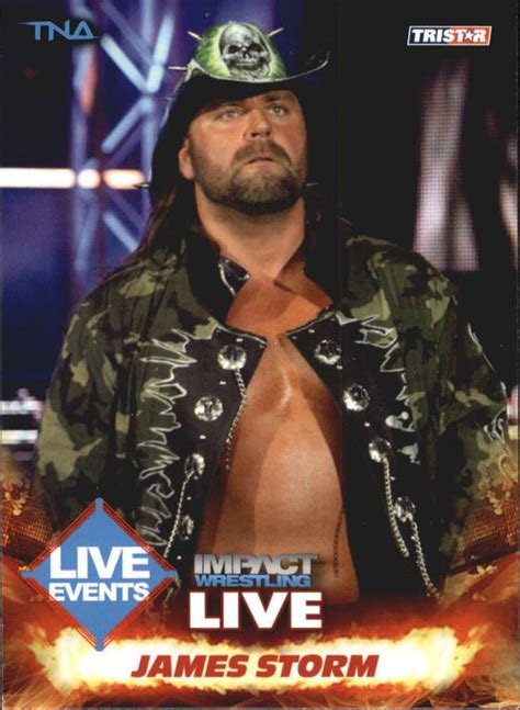2013 Tna Impact Wrestling Live Trading Cards Tristar James Storm No