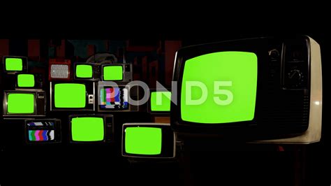 Retro TVs turning on Green Screen. Stock Footage #AD ,#turning#TVs#Retro#Green | Retro tv, Retro 