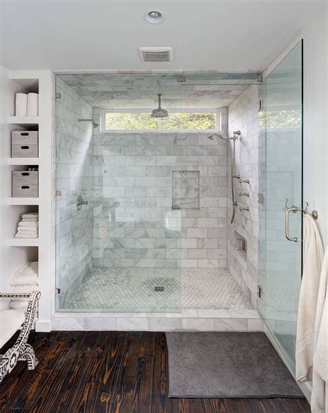 Multi Head Walk In Shower With Natural Light In 2019 Master Bath
