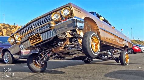 Lowriders Bouncing By The Beach Los Angeles Cali Youtube