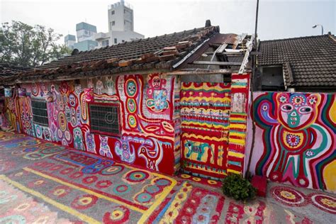 Rainbow Village Of Taichung Paint The Town Editorial Stock Photo