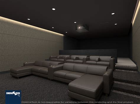 Home Theater Motorized Sectional Seating The Cinematech Estrella Is A