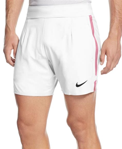 Lyst Nike 7 Gladiator Dri Fit Tennis Shorts In White For Men