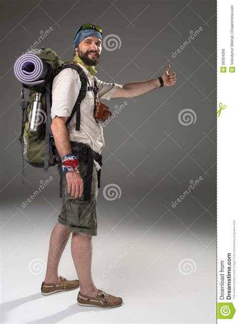 Full Length Portrait Of A Male Fully Equipped Stock Photo Image Of