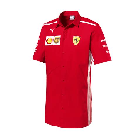 Ferrari f1 puma team issue polo shirt sz m 2018 >very rare< vettel raikkonen. 2018 Italy Scuderia Ferrari F1 Teamwear Mens Shirt red | Clothing \ Team Shirts Shop by Team ...