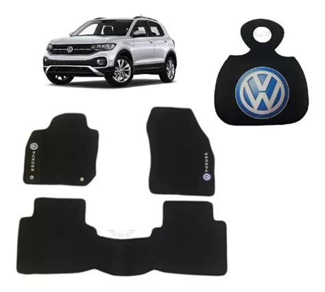 Kit Vw Tcross T Cross 2021 2022 Tapetes Internos Lixeira