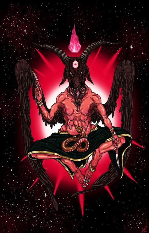 Baphomet By Sakitaro On Deviantart Satanic Art Baphomet Occult Art